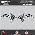 thumbnail image 4 of Kalair GFX Graphics Kit for Ktm MOTORCROSS 4-STROKE 250SX-F, 350SX-F, and 450SX-F (2011-2012) Twitch Series, 4 of 5