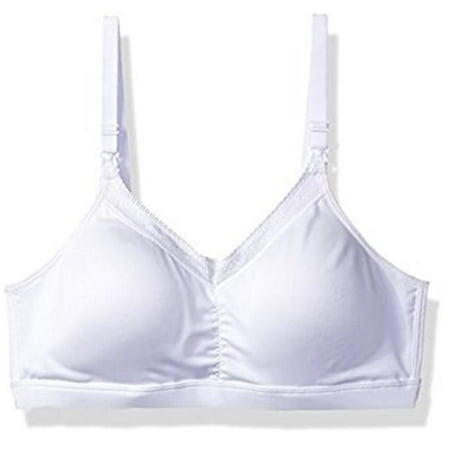 00 Nursing Shaping Foam Wirefree Bra with Lace - White, Large | Walmart Canada