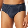 thumbnail image 2 of SCHIESSER Braguitas para hombre, paquete de 3 - «95/5», supermini, algodón elástico, lisas/rayadas Azul L (Large), 2 of 4