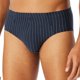 thumbnail image 2 of SCHIESSER Braguitas para hombre, paquete de 3 - «95/5», supermini, algodón elástico, lisas/rayadas Azul M (Medium), 2 of 4
