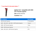 thumbnail image 2 of Ignition Coil - Compatible with 2008 - 2017 Porsche Cayenne 2009 2010 2011 2012 2013 2014 2015 2016, 2 of 2