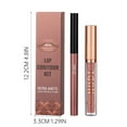 Himery Lip Glosses Lipstick & Lip Liner Combo Set Kit Durable Kit De