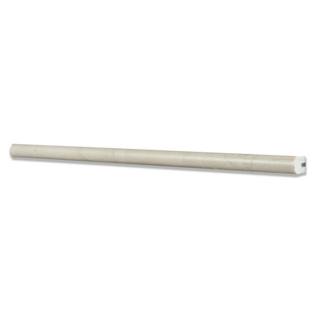 Crema Marfil Marble Polished 1/2 X 12 Pencil Liner