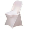 thumbnail image 6 of Efavormart 30 PCS Blush/Rose Gold Spandex Stretch Folding Chair Cover, 6 of 10