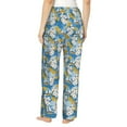 thumbnail image 3 of Haiem Flower and Sail Boat Women's Pajama Pants Ultra Lightweight Pjs Bottoms Sleepwear Bottom Pants With Pocket Drawstring-Medium, 3 of 9