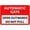 Warning Sign 1, variant on Car Park Overflow Only Buses Sign 8"x12", Aluminum Tin Warning Signs for Home Outdoor Garden, High Visibility Traffic Sign