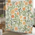 thumbnail image 2 of Tchckioa Autumn Green Floral Shower Curtain for Bathroom,72x72 Inch Waterproof Hooks Bath Curtain Decor, 2 of 6