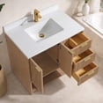 thumbnail image 4 of San Diego 36" Freestanding Bathroom Vanity Oak, 4 of 11