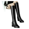 thumbnail image 3 of Herrnalise Women's Shoes Zipper Metal Buckle Thick Chunky Sole Ankle Boots Ladies Shoes clearance under 10, 3 of 8