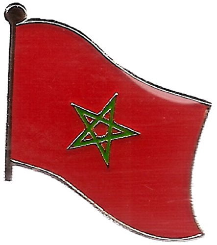 Badge Broche "J'aime Le Maroc" 37 Mm - Métal, Fait Main En France, Cadeau Original - 11