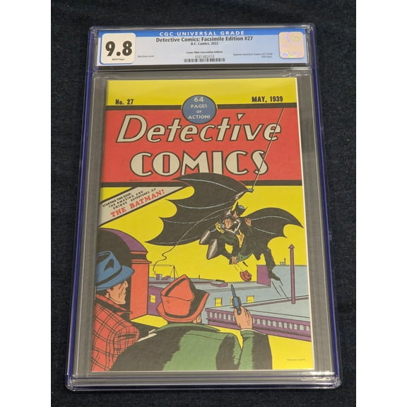 Detective Comics: Facsimile Edition #27 - CGC 9.8 Comic Book