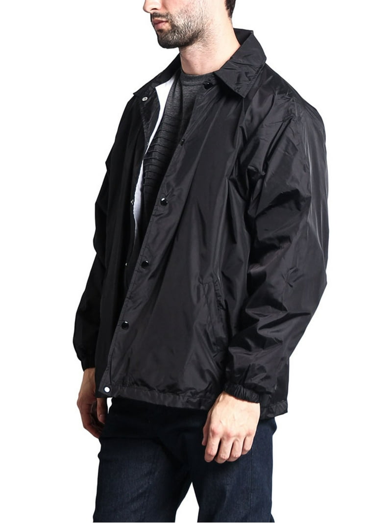 Men's Waterproof Windbreaker Jacket VOS - Black - Medium