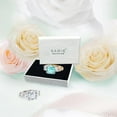 thumbnail image 6 of Samie Collection Meghan Markle Engagement Rings Inspired by Royal Wedding: 3.67ctw 3 Stone Cubic Zirconia & Simulated Gemstone Promise Ring: 18K Yellow Gold, 18K Rose Gold & Rhodium Plating, Size 5-10, 6 of 7