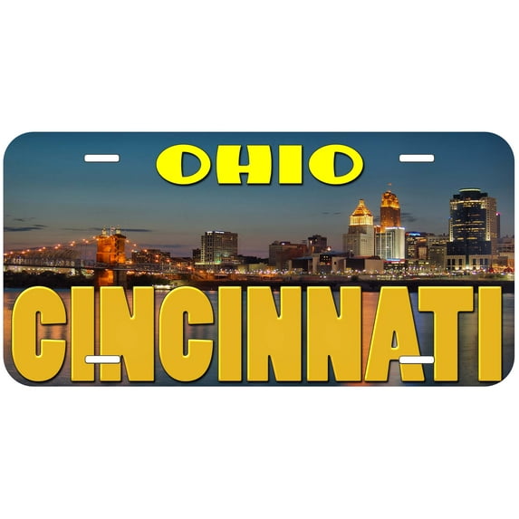 Cincinati OH TAG04 Novelty Car Auto License Plate