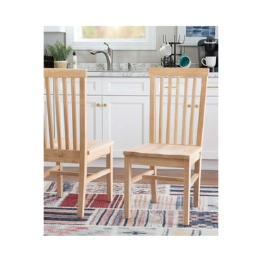 Linon Percival Side Chair Set Of 2 Unfinished Kd