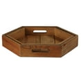 thumbnail image 2 of Bare Decor Cooper Hexagon Nesting 2 Piece Tray Set, 2 of 3