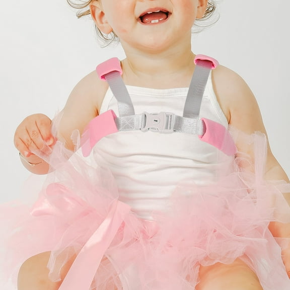 Supvox Toddler Walking Safety Harness Baby Walking Reins Foam Safety Pink 1 Set