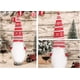 thumbnail image 3 of fundas para botellas de vino de gnomo navideño, paquete de 4 adornos para botellas de vino de gnomos suecos hechos a mano, decoraciones decorativas de Navidad de felpa escandinava de Papá Noel, decora, 3 of 5