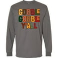 thumbnail image 3 of Inktastic Thanksgiving Gobble Gobble Y'all Long Sleeve T-Shirt, 3 of 5