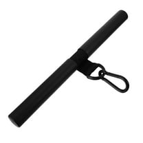 ifundom 1Pc Fitness Equipment Black Tension Rod for Comprehensive Muscle Exercise