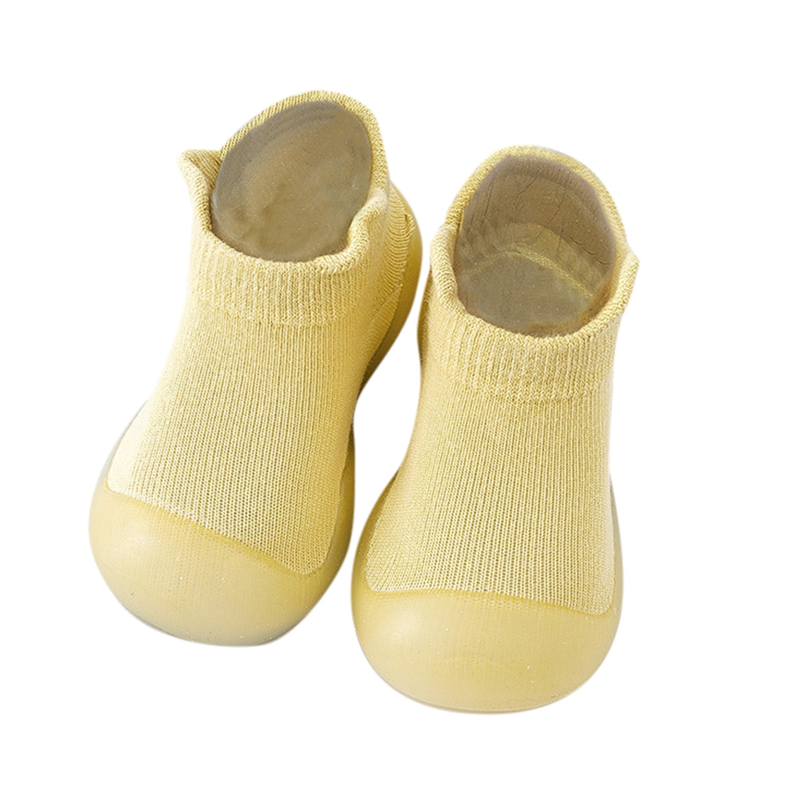 FhsagQ Winter Shoes Kids Shoes Boots Size 4 Yellow Toddler Kids Baby Boys Girls Shoes Solid Ruffled Soft Soles First Antislip Shoes Prewalker Sneaker