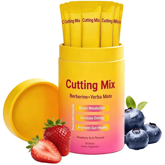 Cutting Drink Mix - Yerba Mate - Healthy Weight Management & Gut Health - Vegan, Sugar-Free - 1 Pack