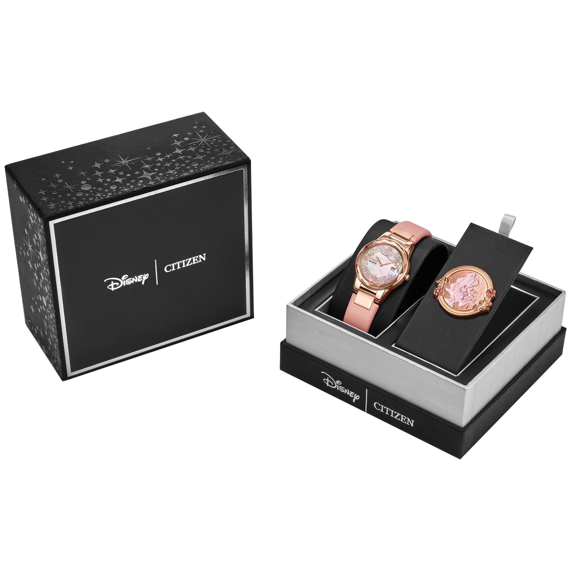 Citizen Eco-Drive Women's Disney Beauty Belle Boxed Set Strap