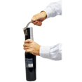 thumbnail image 3 of Tuscani Sapphire Heavy Duty Handheld Lever Tower Corkscrew with Foil Cutter and 2 Bonus Drop Stops, 3 of 5