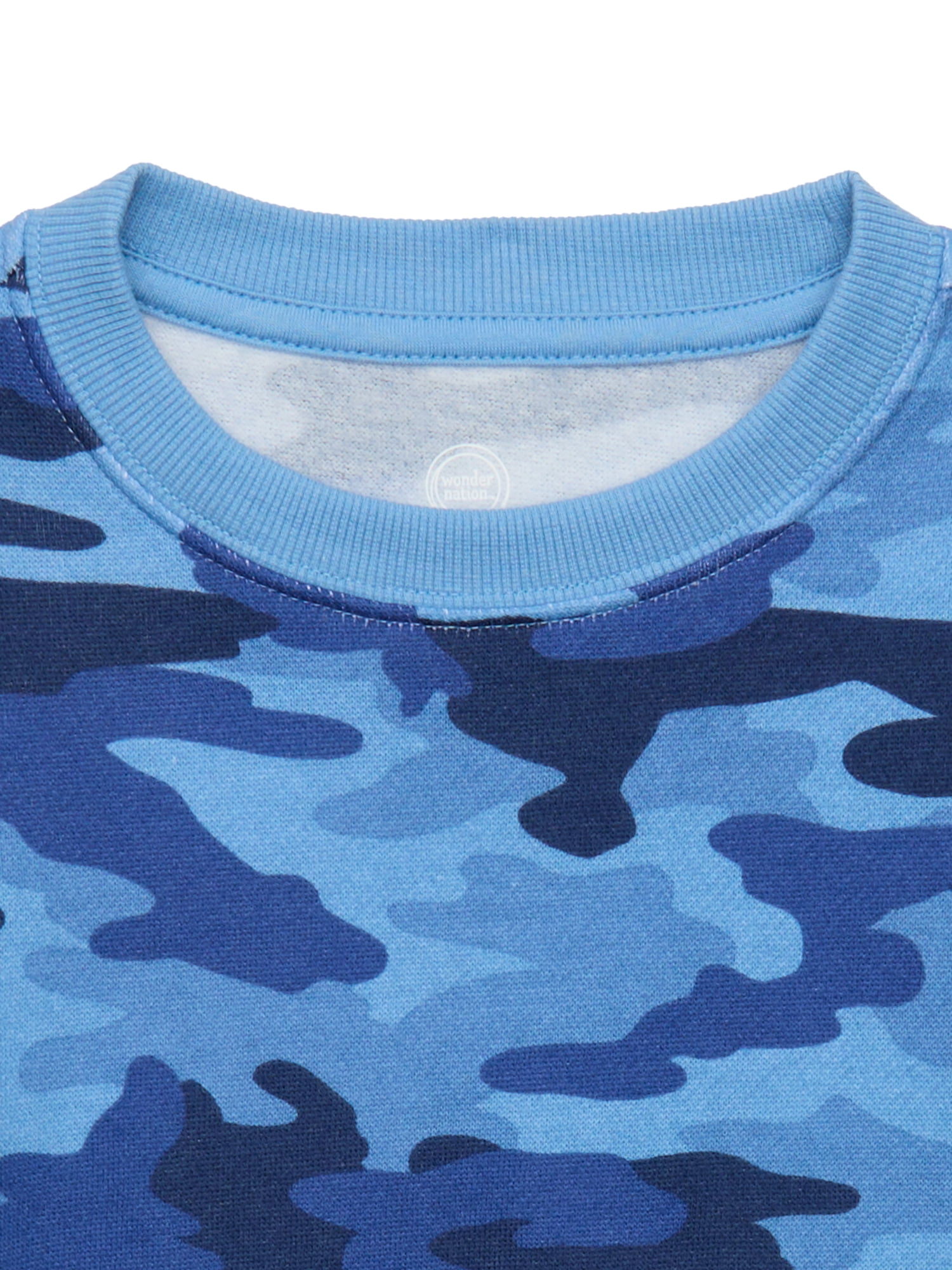 Wonder Nation Toddler Boys Fleece Graphic Top with Long-Sleeves, Sizes 12M-5T