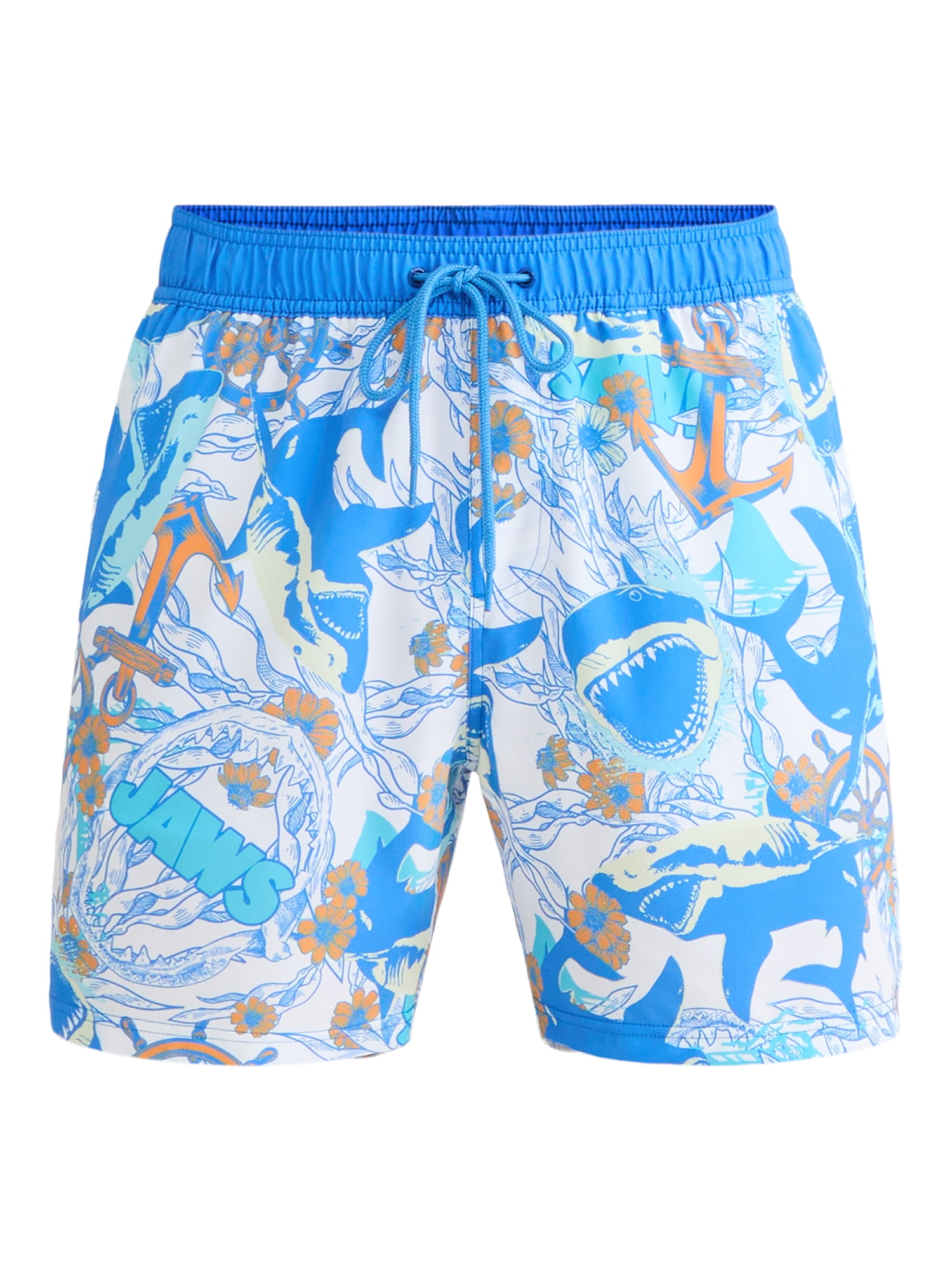 License Men’s & Big Men's Graphic Swim Shorts, Sizes S-3XL
