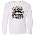 thumbnail image 3 of Inktastic 100 Days of School Long Sleeve Youth T-Shirt, 3 of 5