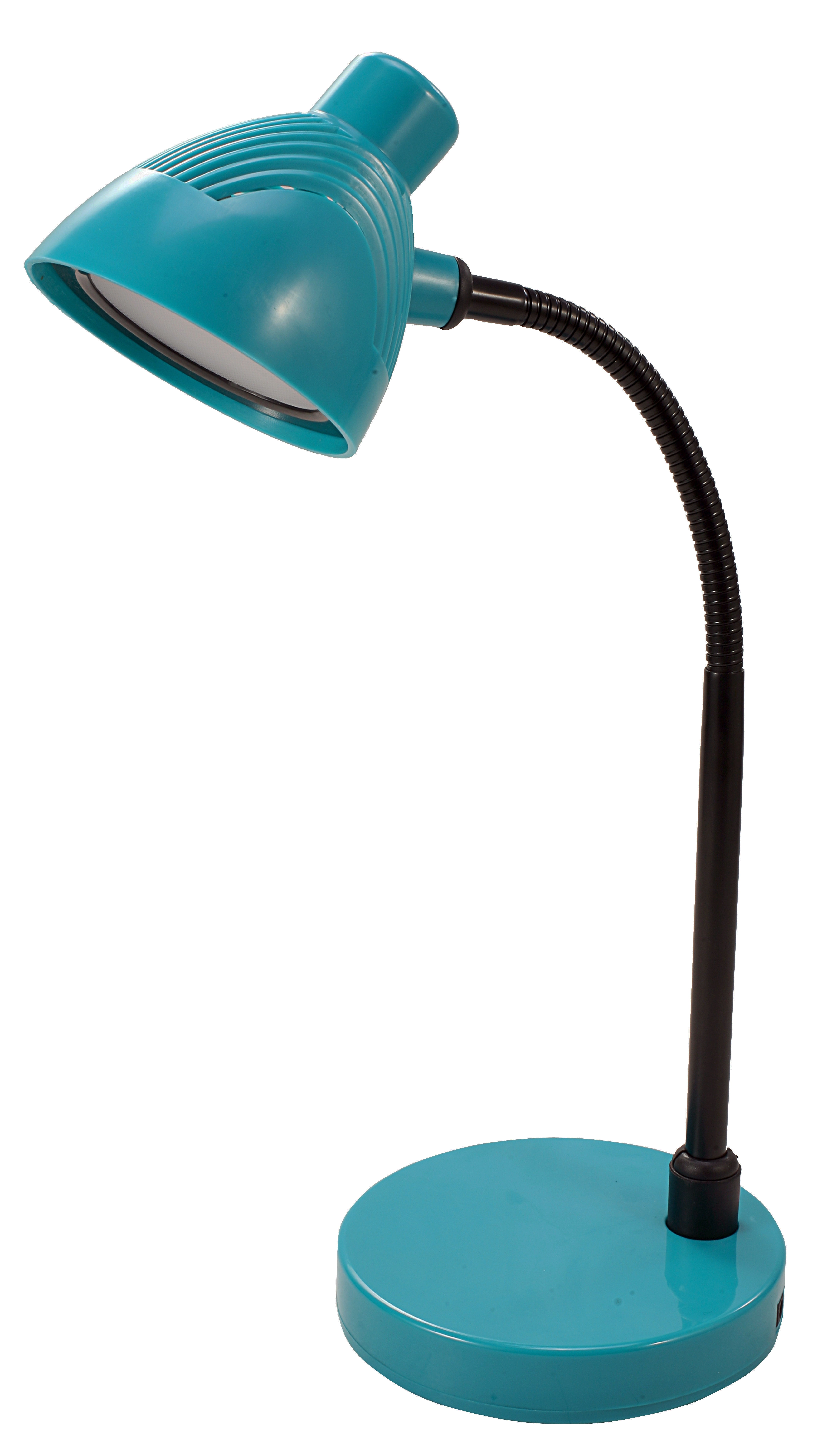 teal desk lamp