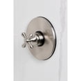 thumbnail image 3 of Kingston Brass KB6338AXTO Restoration Single-Handle Pressure Balanced Tub Faucet in Brushed Nickel, 3 of 7