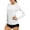 White, variant on Women's Long Sleeve Swim Shirts Rash Guard Shirts UPF 50+ Sun Protection Quick Dry Hiking T-Shirt Athletic Workout Running Tops Shirts SkyBlue L