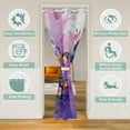 thumbnail image 2 of Erosebridal Animal Hummingbird Door Curtain For Door Window 34x80,Colorful Floral Door Drape,Bird Bedroom Decor, 2 of 5
