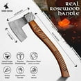 thumbnail image 2 of Damascus Aaro Axe | Premium Camping & Hiking Companion | Unique Gift for Outdoor Enthusiasts & Men, 2 of 5