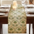 thumbnail image 3 of Table Runners 72 Inches Long Dress Scarves, Vintage Palm Trees Farmhouse Kitchen/Dining Table Runner, Coffee Tablerunners, Summer Botanical Retro Watercolor 16x72 Inch, 3 of 9