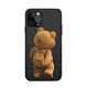 thumbnail image 1 of Funda de teléfono esmerilada de dibujos animados de pareja de osos de peluche para iPhone X XS Max XR 13 12 11 Pro MAX Mini SE2022 6S 7 8 Plus Fivean unisex, 1 of 2