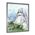 thumbnail image 2 of Designart 'The Clouds Over Mountain Top' Traditional Framed Art Print, 2 of 4