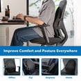 thumbnail image 2 of Mount-It! Ergo Collection Lumbar Support for Office, Car, Airport seats, 2 of 8