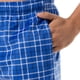 thumbnail image 3 of Pantalón de Pijama para Hombre IZOD de Forro Polar Sedoso Azul/Amarillo XXL, 3 of 5