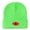 Fluorescence, variant on Halloween Devil Eyes Embroidered Heavyweight Acrylic Knit Beanie, Unisex High Stretch Warm Essential Winter Hat for Men & Women
