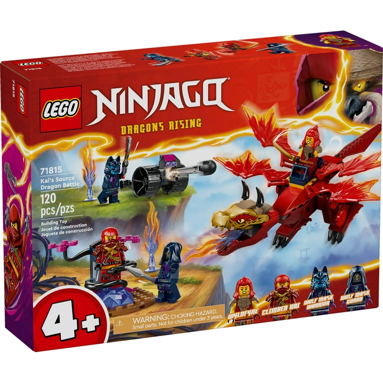 LEGO NINJAGO Kai‚Äôs Source Dragon Battle Playset with 4 Ninja