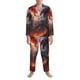 thumbnail image 3 of Fotbe Fire Sky Dragon Pijama de Hombre con Estampado de Manga Larga, Conjunto de 2 Piezas, Ropa de Dormir Suave y Cómoda con Bolsillos-Small, 3 of 7