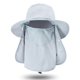 thumbnail image 1 of Summer Quick-drying Men Women Hat Outdoor Face Mask Wide Brim Bucket Hat Sun Protection Wide Brim Cap for Fishing Hunting, 1 of 5