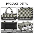 thumbnail image 4 of Large Capacity Tote Bag,Black Daisy Flower Pattern Handbag Fashion Luxury Tote Bag,15.7"x13"x 5.1" Inches,Laptop Compatible, 4 of 6