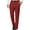 Red, variant on Wyobmus Dress Pants for Men 4-Way Stretch Stripe Suit Pants Wrinkle Free Elastic Waist Business formal Pants Black