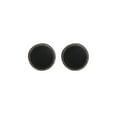 thumbnail image 2 of KUZZOI Mens Round Emaille Stud Earring 925 Sterling Silver oxidized, 2 of 6