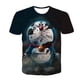 thumbnail image 1 of Camiseta VIRAL DORAEMON ZOMBIE De Alta Calidad Impresión 3D Camisa De Los Hombres Fahsion Ocio Deportes, 1 of 4