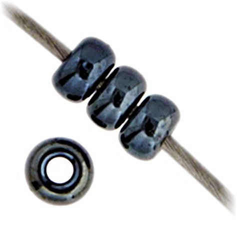 Miyuki Glass Seed Beads 11/0 (250g) DB0451 Gunmetal Bead for Jewelry Making